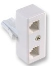 BT plug to 2 RJ11 sockets