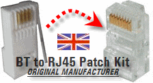 BT to RJ45 Patch Kit Original Manufacturer