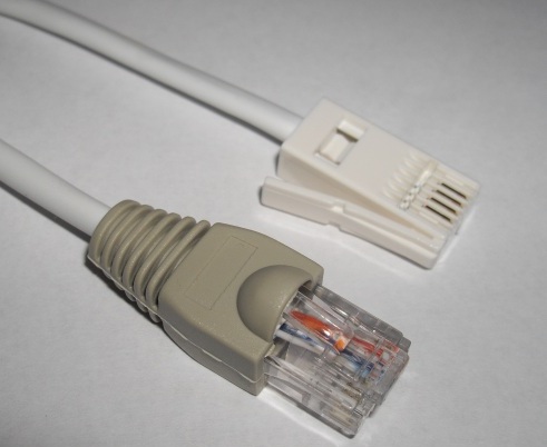 BT Male to RJ45 Male Patch Lead-0.5M