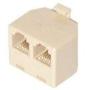 RJ11 Double Adaptor (RJ11 Male to 2 RJ11 Female)