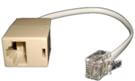 RJ11 Male to RJ45 Female Converter 