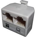 RJ45 & BT Doubler-1 BT line and 1 10/100 device over single CAT5e outlet 