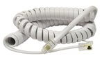 Telephone Handset Cord (RJ10 4P4C), 3m WHITE 